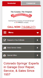 Mobile Screenshot of overheaddoorcoloradosprings.com